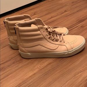 Light pink high top vans